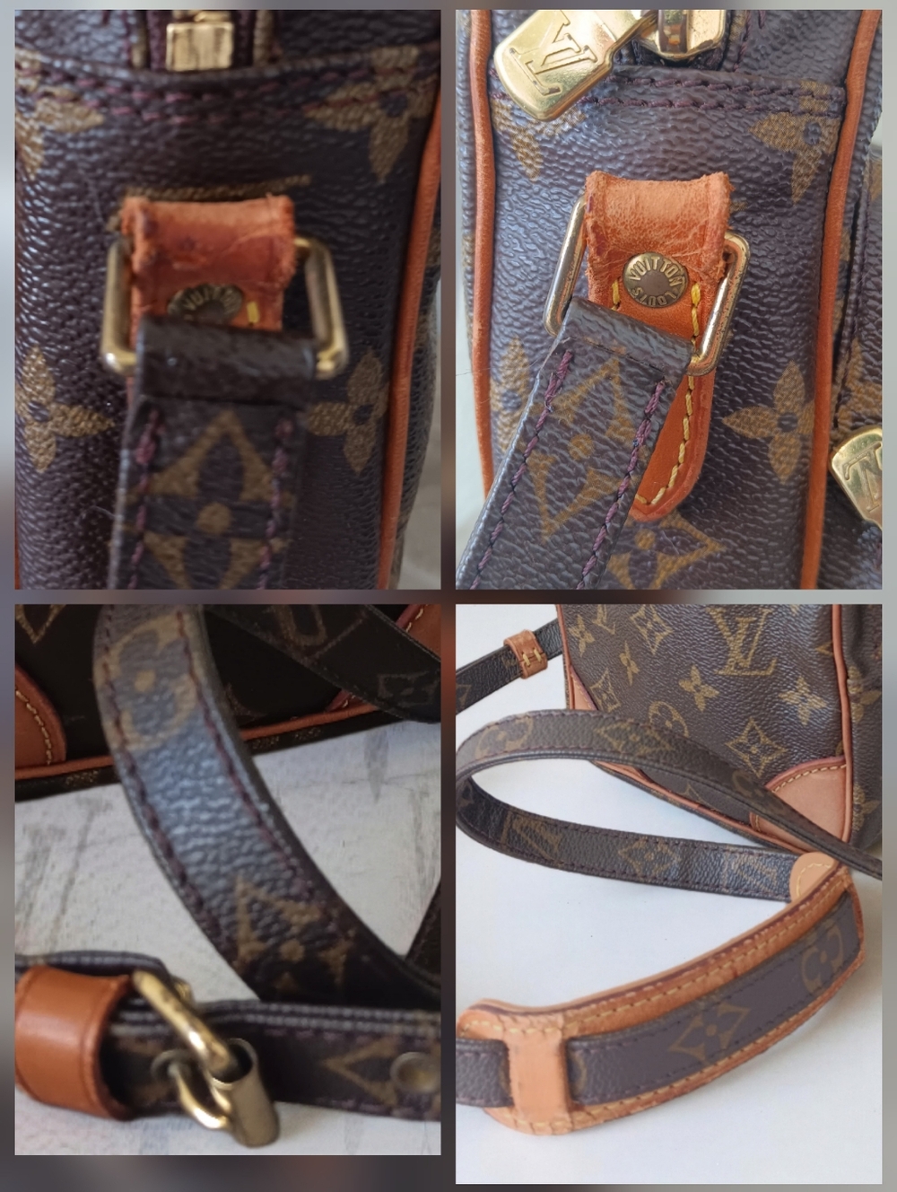 Louis Vuitton Monogram Amazon Crossbody Bag Vintage 1999 France - Picture 12 of 15